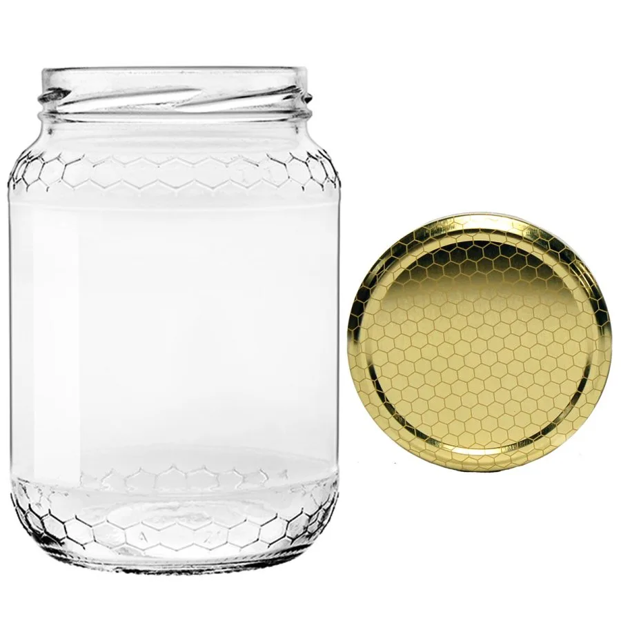 Vaso vetro per miele da 1 KG